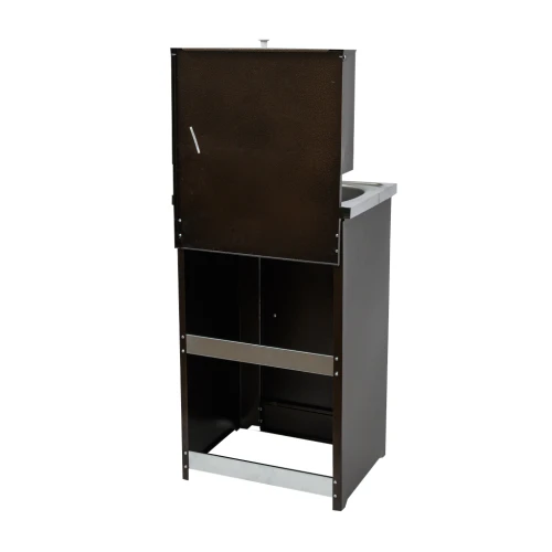 Умывальник дачный КОМФОРТ, с подогревом, нержавеющая мойка, цвет медь