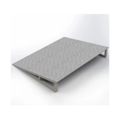 Пандус приставной односторонний усиленный Скат на каркасе 600х1000 мм