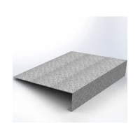 Пандус приставной односторонний усиленный Скат на каркасе 600х1200 мм