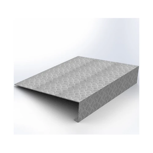 Пандус приставной односторонний усиленный Скат на каркасе 600х1200 мм