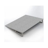 Пандус приставной односторонний усиленный Скат на каркасе 700х1500 мм