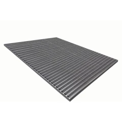 Стальная грязезащитная решетка из прессованного настила Р 33х11/30х2 Zn Тип А 700х1000 мм