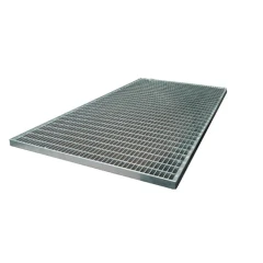 Стальная грязезащитная решетка из прессованного настила Р 33х11/30х2 Zn Тип А 500х1000 мм