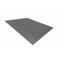 Стальная грязезащитная решетка из прессованного настила Р 33х11/30х2 Zn Тип А 600х1000 мм