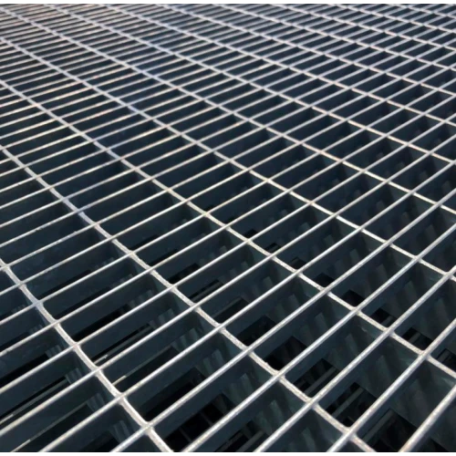 Стальная грязезащитная решетка из прессованного настила Р 33х11/30х2 Zn Тип А 600х1000 мм