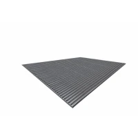 Стальная грязезащитная решетка из прессованного настила Р 33х11/30х2 Zn Тип А 1200х1000 мм