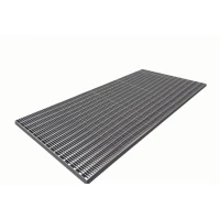 Стальная грязезащитная решетка из прессованного настила Р 33х11/30х2 Zn Тип А 1000х500 мм