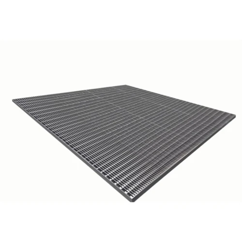 Стальная грязезащитная решетка из прессованного настила Р 33×11/30х2 Zn Тип А 800х1000 мм