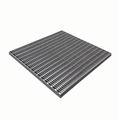 Стальная грязезащитная решетка из прессованного настила Р 33х11/30х2 Zn Тип А 500х500 мм