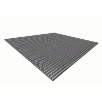 Стальная грязезащитная решетка из прессованного настила Р 33×11/30х2 Zn Тип А 900х1000 мм