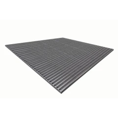 Стальная грязезащитная решетка из прессованного настила Р 33×11/30х2 Zn Тип А 900х1000 мм