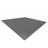 Стальная грязезащитная решетка из прессованного настила Р 33х11/30х2 Zn Тип А 1000х1000 мм