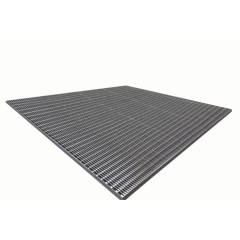 Стальная грязезащитная решетка из прессованного настила Р 33х11/30х2 Zn Тип А 1000х1000 мм