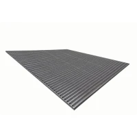 Стальная грязезащитная решетка из прессованного настила Р 33×11/30х2 Zn 1000х1200 мм