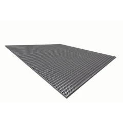 Стальная грязезащитная решетка из прессованного настила Р 33×11/30х2 Zn 1000х1200 мм