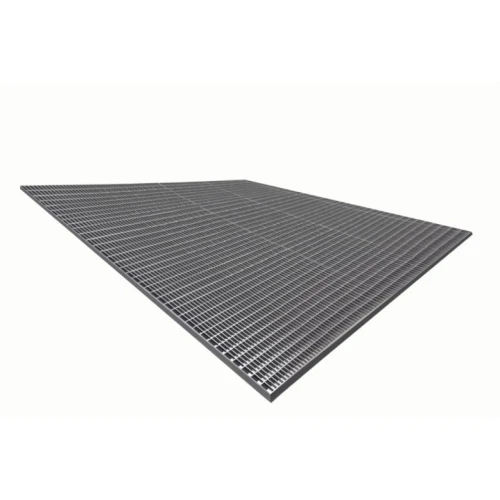 Стальная грязезащитная решетка из прессованного настила Р 33×11/30х2 Zn 1000х1200 мм