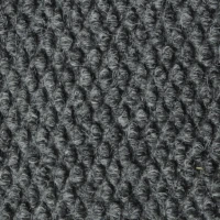 Грязезащитный ворсовый ковер Prime Nop серый h9 мм w200 см