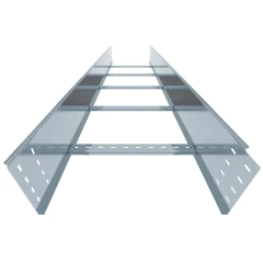 Лоток лестничный ЛМЛ 400х200 (1,5мм)  L=3000