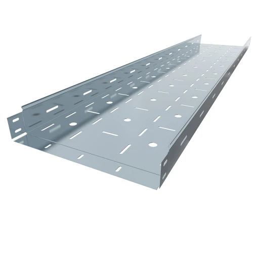 Лоток перфорированный ЛМП 400х80 (1,0мм)  L=3000