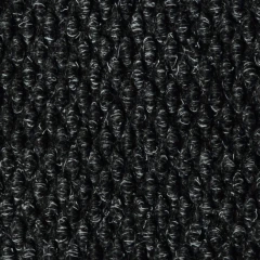 Грязезащитный ворсовый ковер Супер Ноп черный h11 мм w200 см