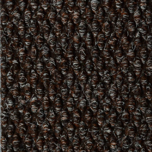 Грязезащитный ворсовый ковер Супер Ноп коричневый h11 мм w200 см