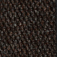 Грязезащитный ворсовый ковер Prime Nop коричневый h9 мм w200 см