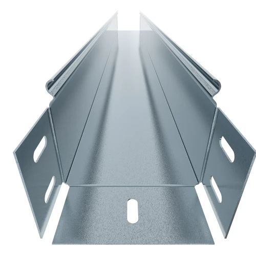 Лоток неперфорироваанный (глухой) ЛМГ 150х80 (0,70мм)  L=3000