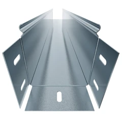 Лоток неперфорироваанный (глухой) ЛМГ 150х100 (0,70мм)  L=3000