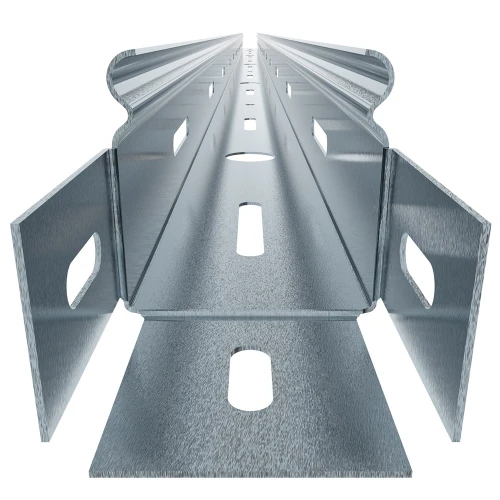 Лоток перфорированный ЛМП 80х50 (0,55мм)  L=3000