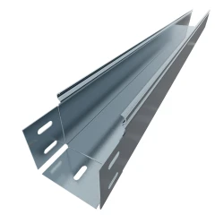 Лоток неперфорироваанный (глухой) ЛМГ 80х80 (0,55мм)  L=3000