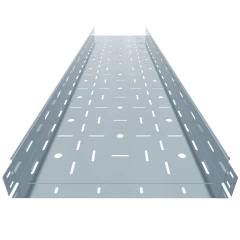 Лоток перфорированный ЛМП 500х80 (1,0мм)  L=3000