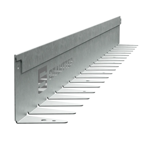 Бордюр Сплиттер L из оцинкованной стали, длина 1,2 м, высота 70 мм, толщина 3 мм