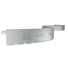 Бордюр Сплиттер L из оцинкованной стали, длина 1,2 м, высота 110 мм, толщина 3 мм