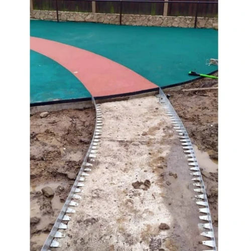 Бордюр Сплиттер L из оцинкованной стали, длина 1,2 м, высота 110 мм, толщина 3 мм