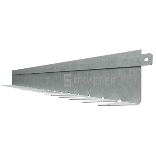 Бордюр Сплиттер L из оцинкованной стали, длина 1,2 м, высота 120 мм, толщина 3 мм