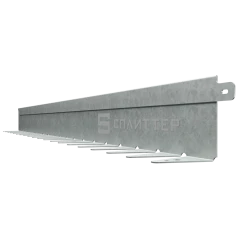 Бордюр Сплиттер L из оцинкованной стали, длина 1,2 м, высота 130 мм, толщина 3 мм