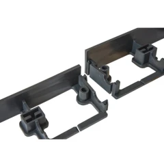 Бордюр пластиковый садовый  (Экобордюр Контур), L 1000 мм, Н45 мм