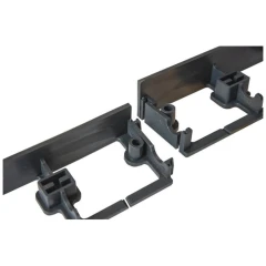 Бордюр пластиковый садовый  (Экобордюр Контур), L 1000 мм, H80 мм