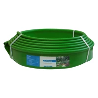 Бордюр пластиковый садовый Кантри MAXI зеленый, L 10000 мм, Н 140 мм