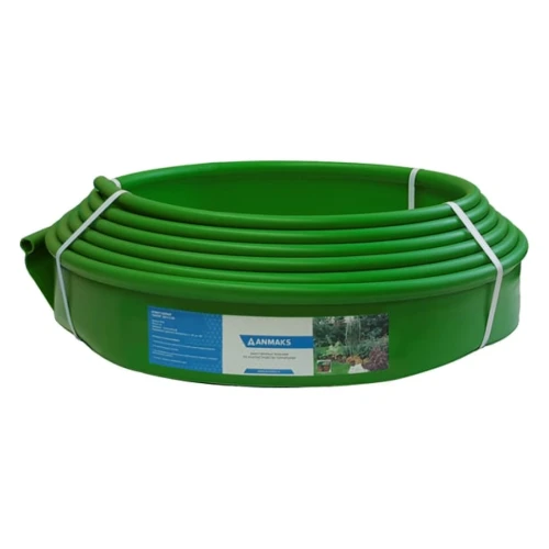 Бордюр пластиковый садовый Кантри зеленый, L 10000 мм, Н 110 мм