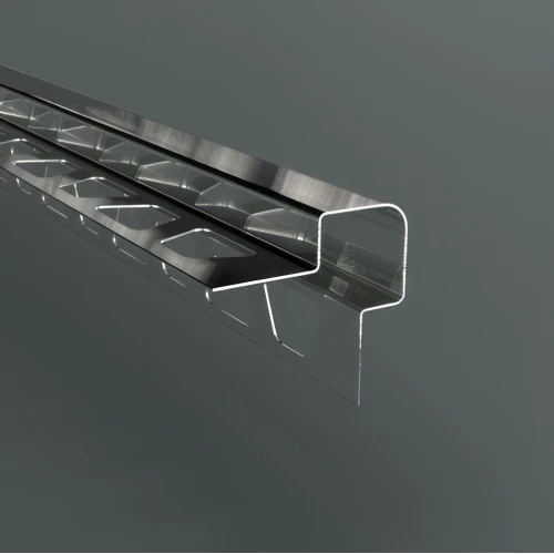 Антивандальный скругленный профиль PY-2 для плитки и керамогранита 3м