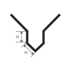 Антивандальный смарт-угол PY-3 для плитки и керамогранита 3м