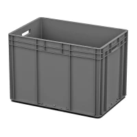 Евроконтейнер EC-6442.3 600x400x420 мм с открытыми ручками, усиленное дно