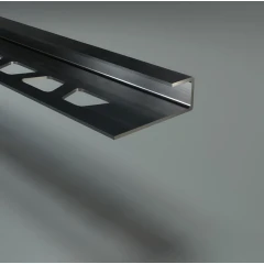 Наружный С-образный профиль PС-2 для плитки и керамогранита 2,5м