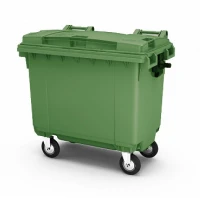 Контейнер для мусора 770 л. с крышкой