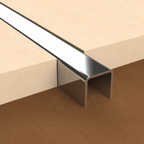 Декоративный U-образный профиль U-1 2,5м