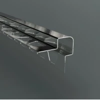 Антивандальный скругленный профиль PY-2 для плитки и керамогранита 2,5м