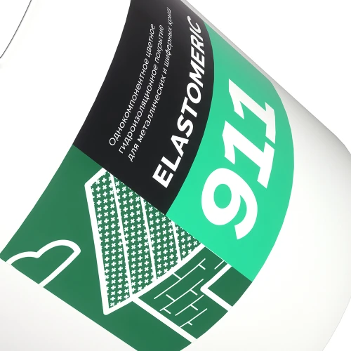 Гидроизоляция металлической и шиферной кровли Elastomeric 911 6 кг