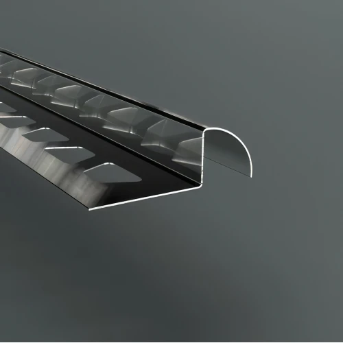 Наружный полукруглый С-образный профиль PС-7 для плитки и керамогранита 2,5м