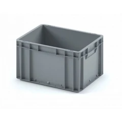 Евроконтейнер EC-4322.3 400x300x220 мм с закрытыми ручками, усиленное дно